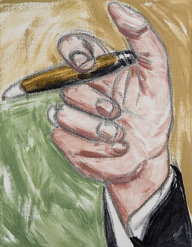 R.B. KITAJ, Sigmund Freud
2007, oil on canvas
