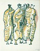 moore group of standing women 1966 watercolor on paper n