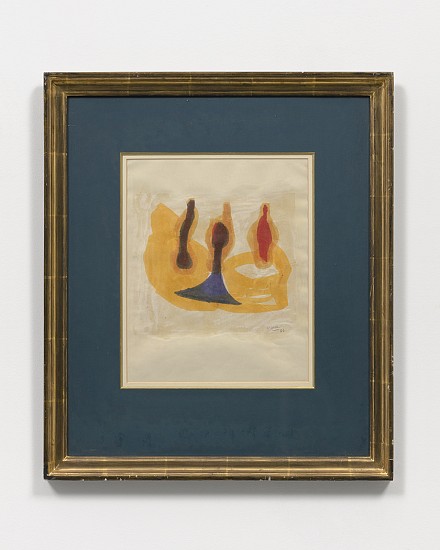 Henry MOORE, THREE FORMS
1966, watercolor on paper