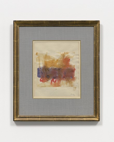 Henry MOORE, TWO WOMEN AND DOG
1966, watercolor on paper
