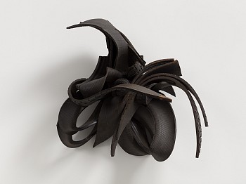 booker twelve past midnight 2005 rubber tire and wood 40 x 27 x 17 in. 101.6 x 68.6 x 43.2 cm n 52 751 view 1 email