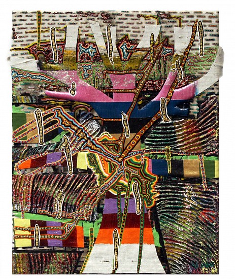 Steven CHARLES, treeass
2011, acrylic on canvas