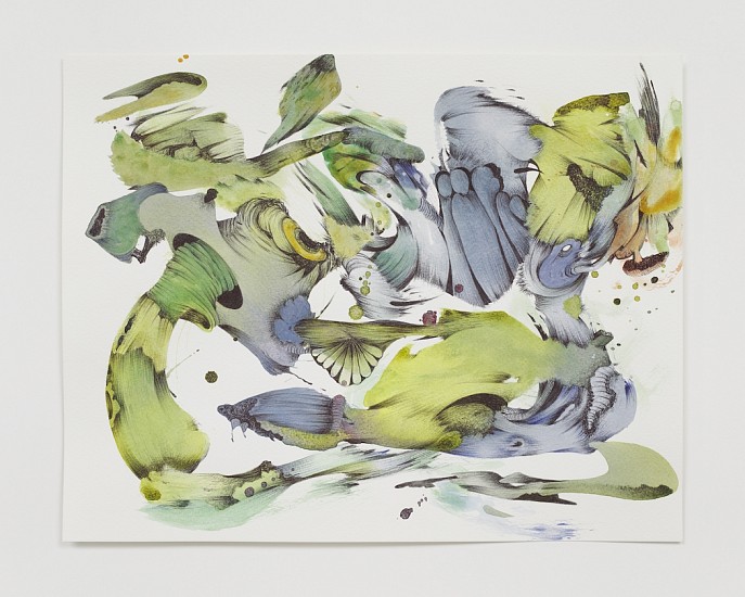 Ahmed ALSOUDANI, Cut of Time 29
2020, acrylic and pen on paper