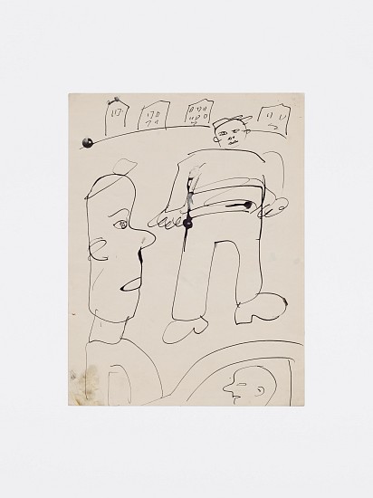 Red GROOMS, Home Boys
1955, ink on paper