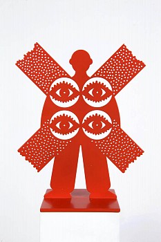 bruskin ofanim small e mail 1993 ed of 8 enamel on steel 7 1 8 x 5 1 8 x 3 in non 35