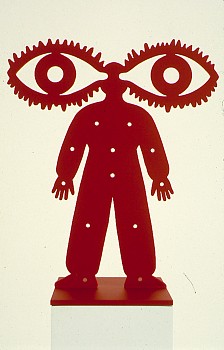 bruskin vision small 1991 94 enamel on steel edition of