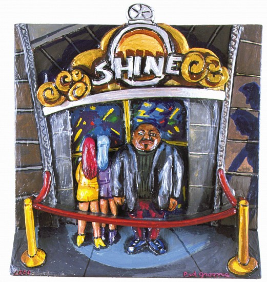 Red GROOMS, Clubbing
2000, enamel on epoxy