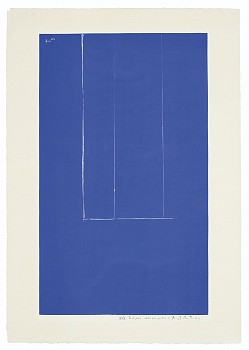 motherwell robert london series i blue 1970 marlborough gallery new york
