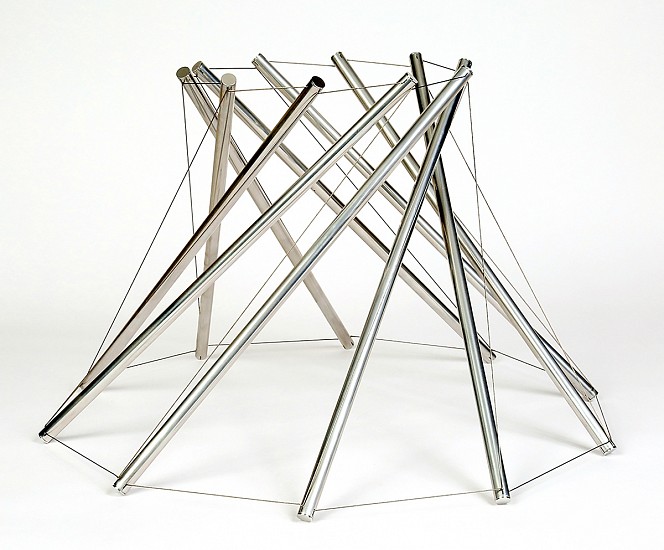 Kenneth SNELSON, V-X
1968-1989, aluminum and stainless-steel cable