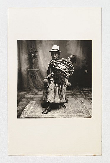 Irving PENN, Cuzco Woman with High Shoes
1948, Rives paper on aluminum, platinum-palladium, edition of 20